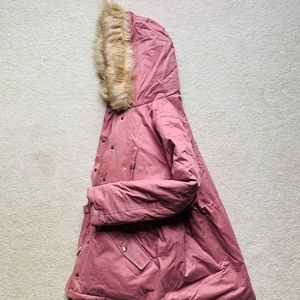 LOFT Faux Fur Lined Hooded Parka